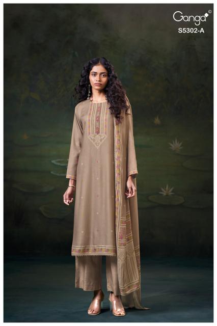 Ganga jaela 5302 ladies dress material wholesale market in mumbai